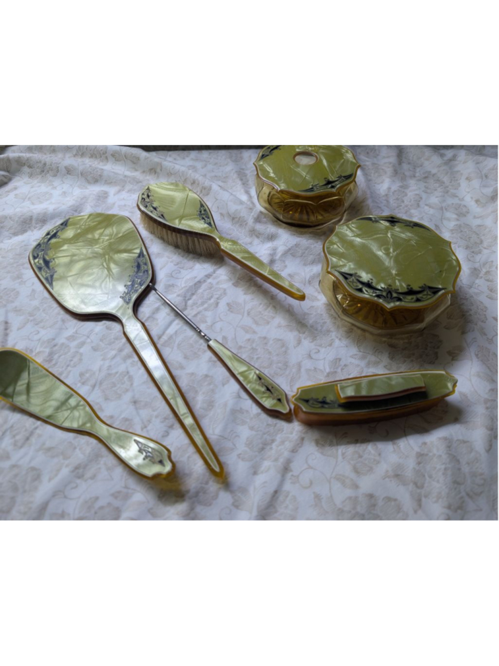 Vintage Women's Vanity Set Celluloid